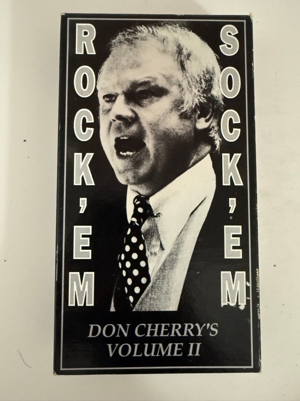 Don Cherry Rock’em Sock’em Hockey Volume II VHS Rare Hockey Highlights Tape